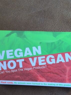 Bubblegum Stuff Ltd Vegan Not Vegan Food & Drink Card Game 56 Cards 12+ 2019